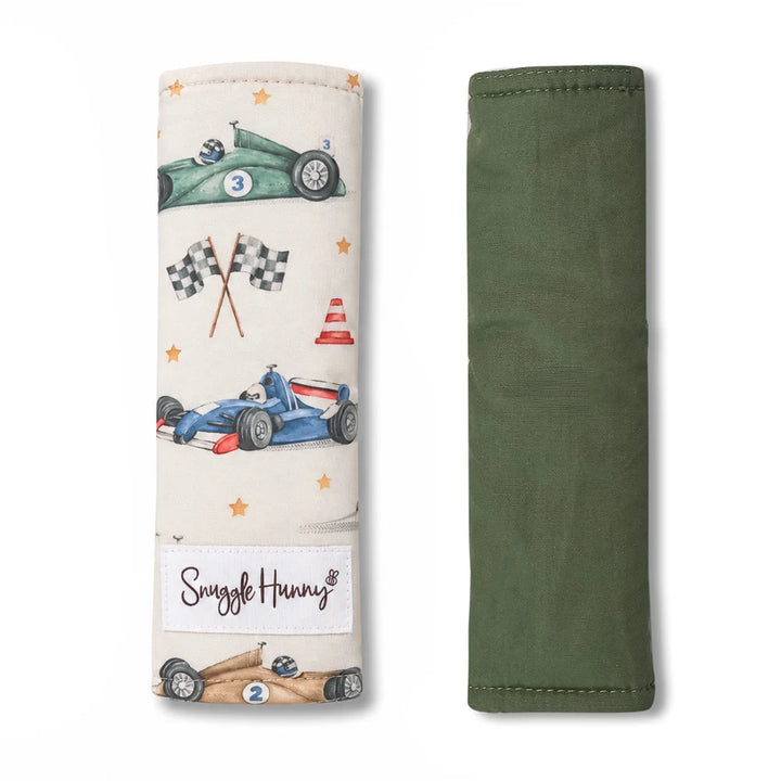 Snuggle Hunny Universal Reversible Pram Strap Covers - Little Racers