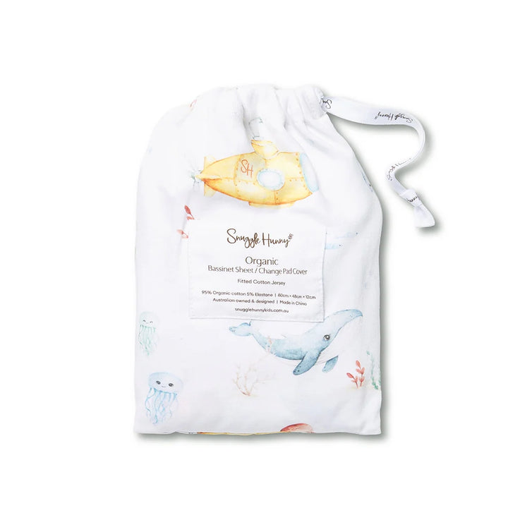 Snuggle Hunny Organic Bassinet Sheet / Change Pad Cover - Little Subs