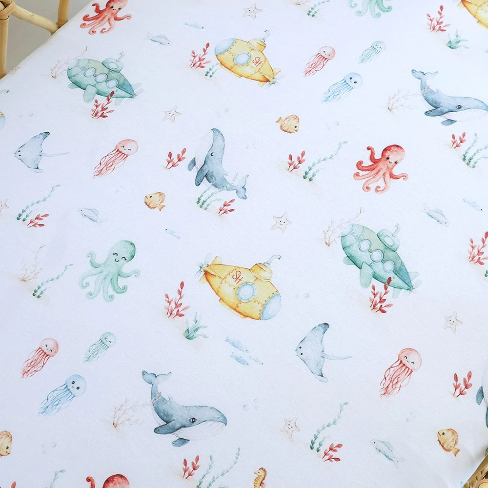 Snuggle Hunny Organic Bassinet Sheet / Change Pad Cover - Little Subs