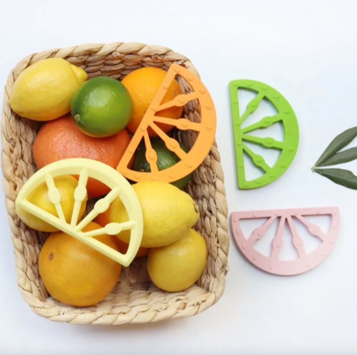 Little Woods CITRUS SILICONE TEETHER Desert Lime