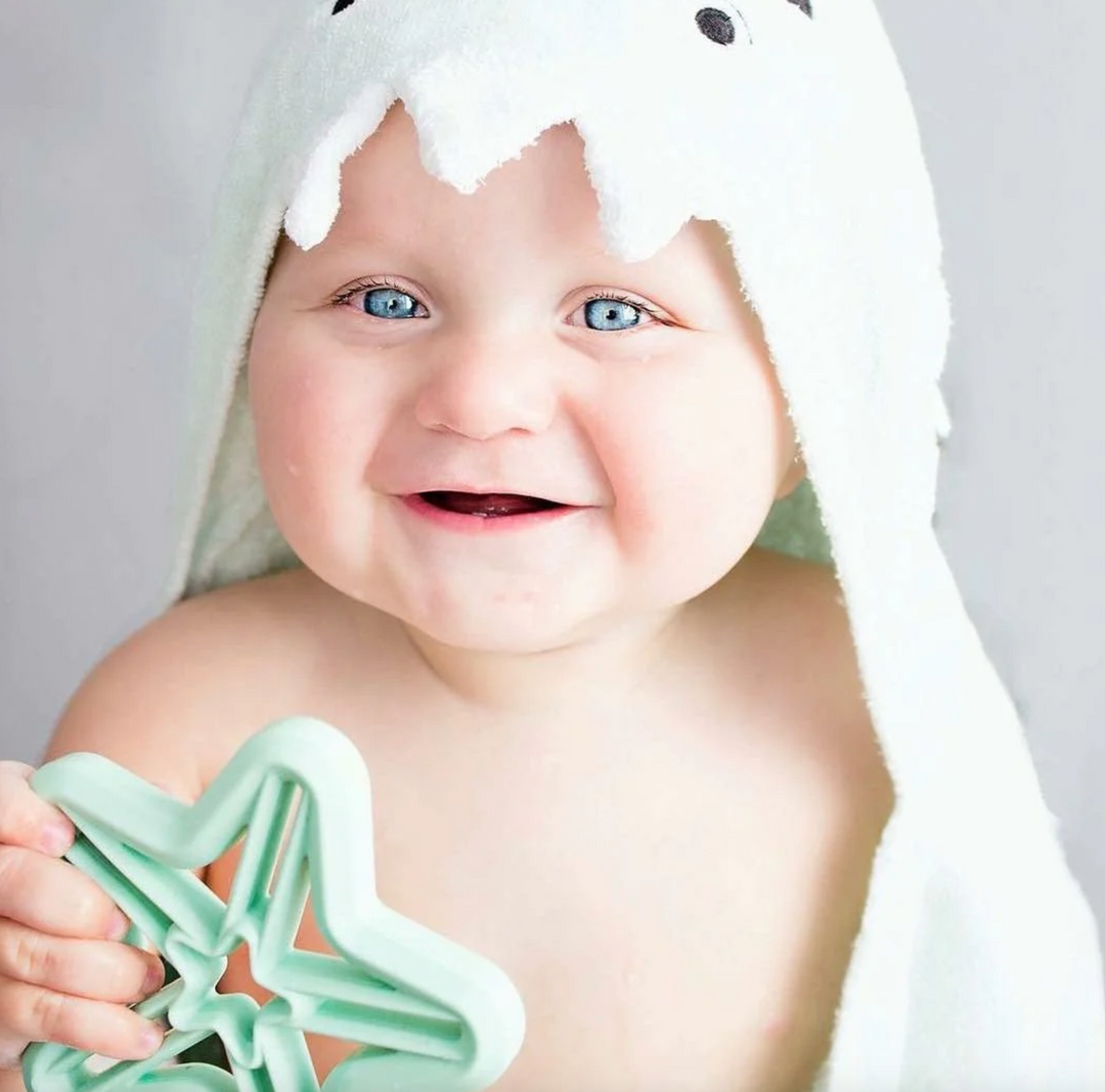 Little Woods STAR SILICONE TEETHER Marble