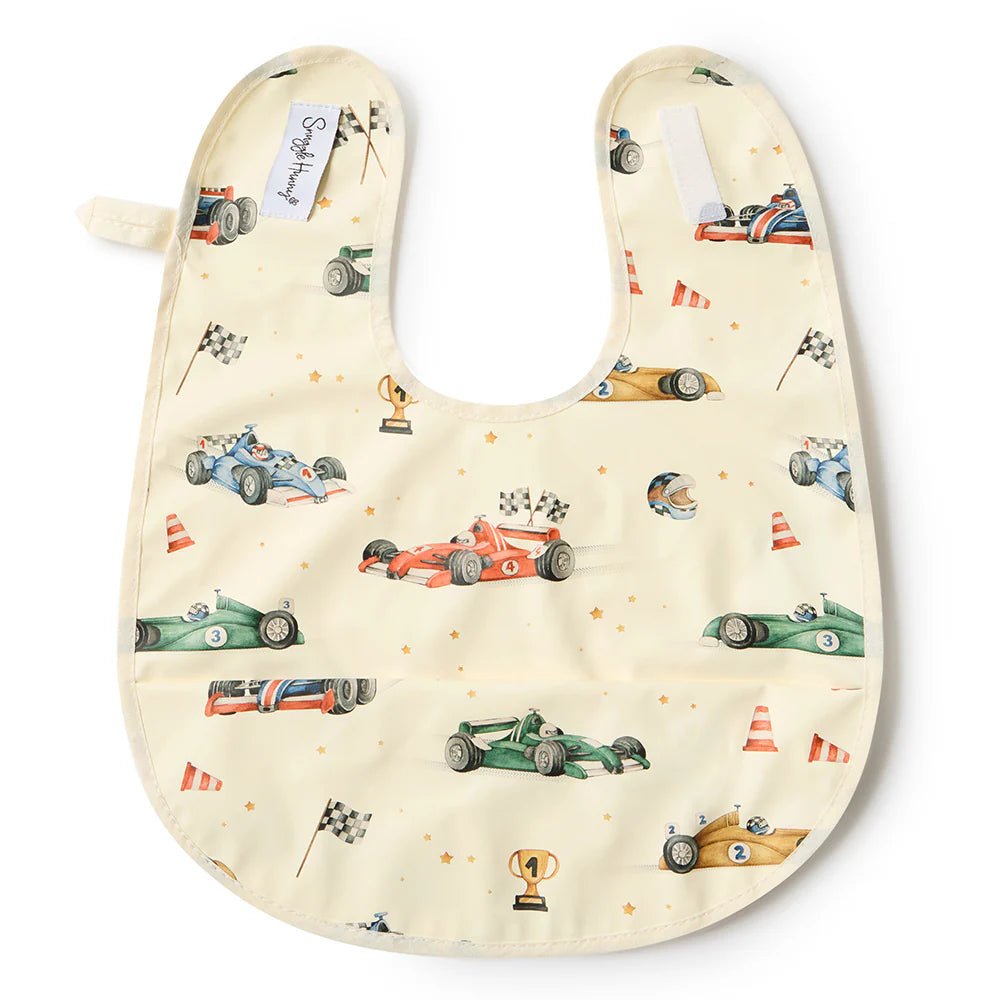 Snuggle Bib Waterproof - Little Racers