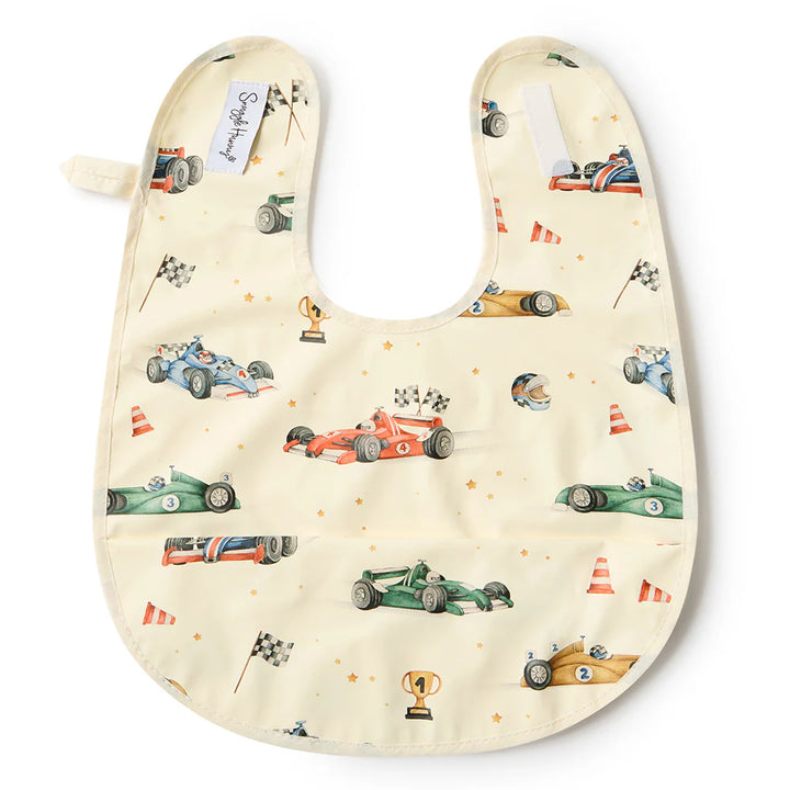 Snuggle Bib Waterproof - Little Racers