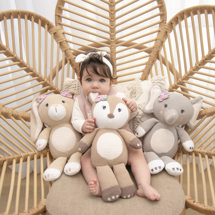 Ava the Fawn Knitted Toy