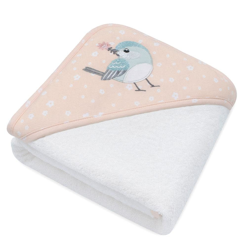 Living Textiles Hooded Towel-Ava Birds