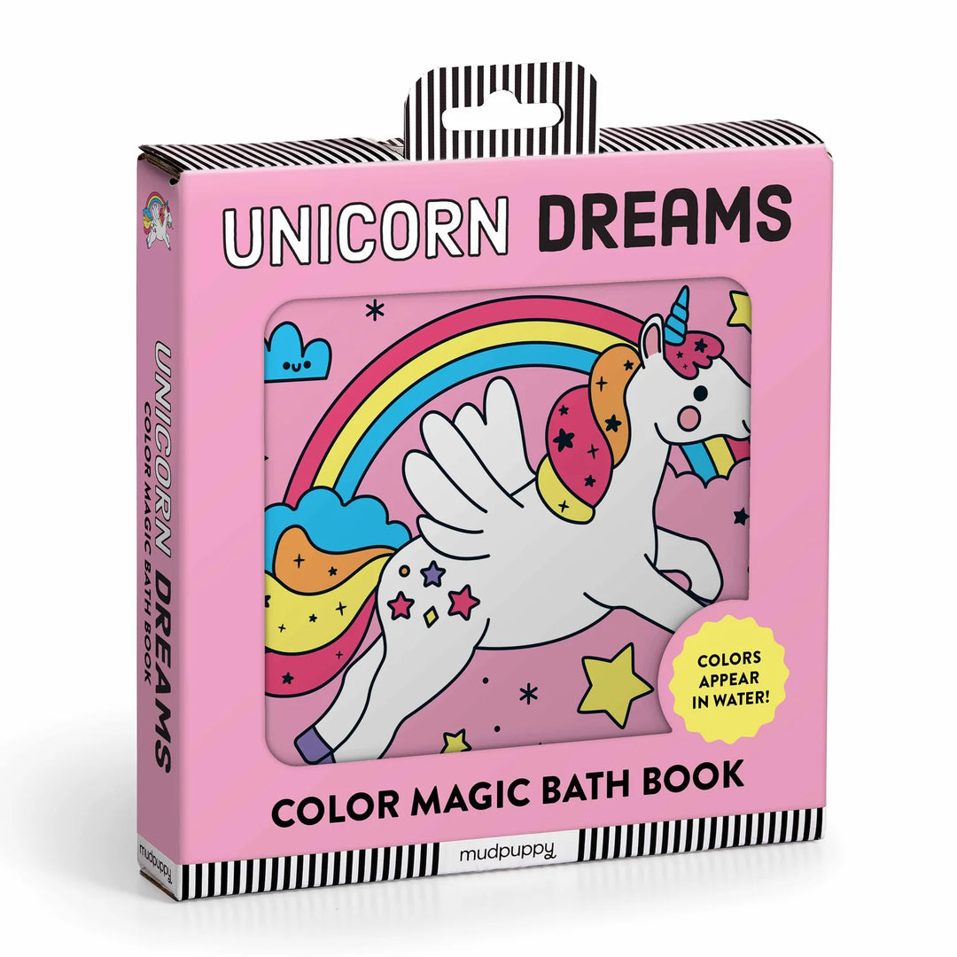 Mudpuppy Unicorn Dreams Color Magic Bath Book Multi-Coloured