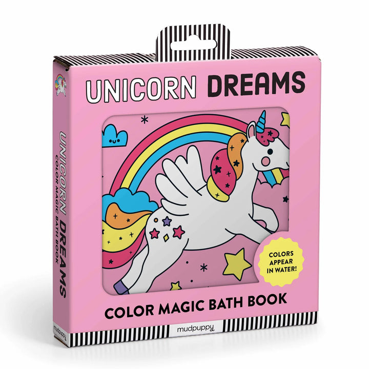 Mudpuppy Unicorn Dreams Color Magic Bath Book Multi-Coloured