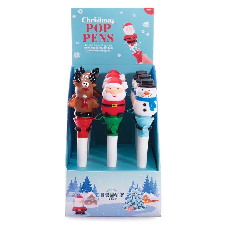 Discovery Zone Christmas Pop Pen - Assorted