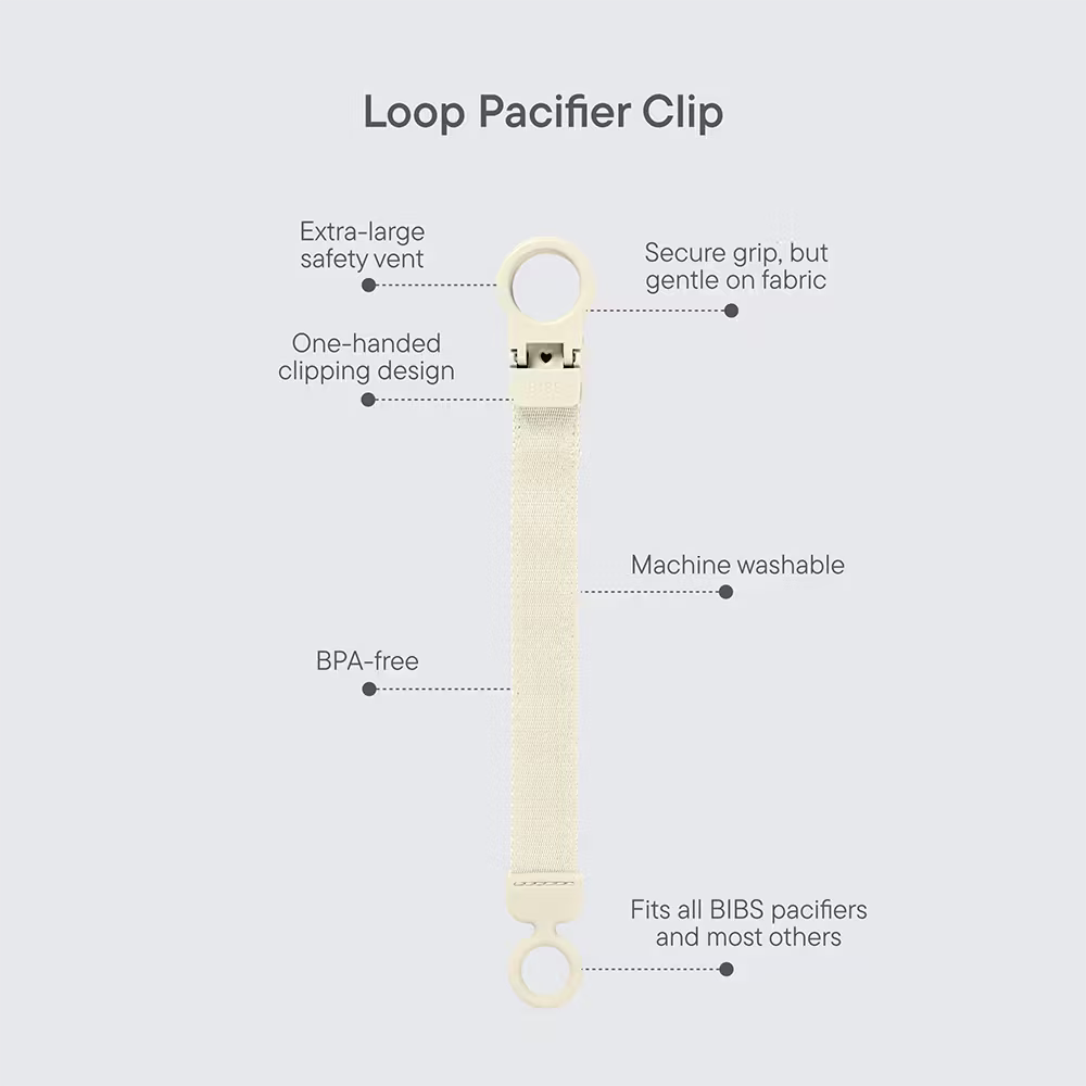 BIBS Pacifier Clip Loop - Sage