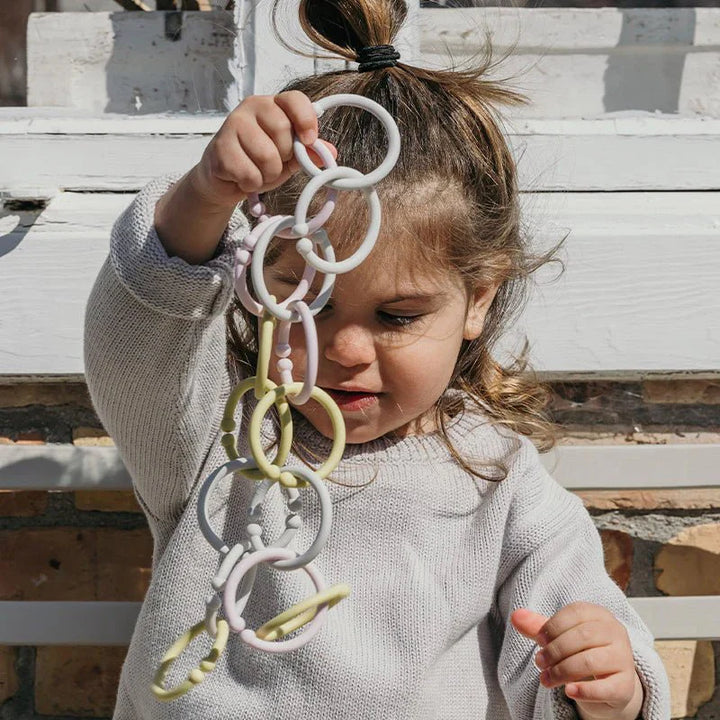 BIBS Loops(12pcs) Ivory/Honey Bee/Sand