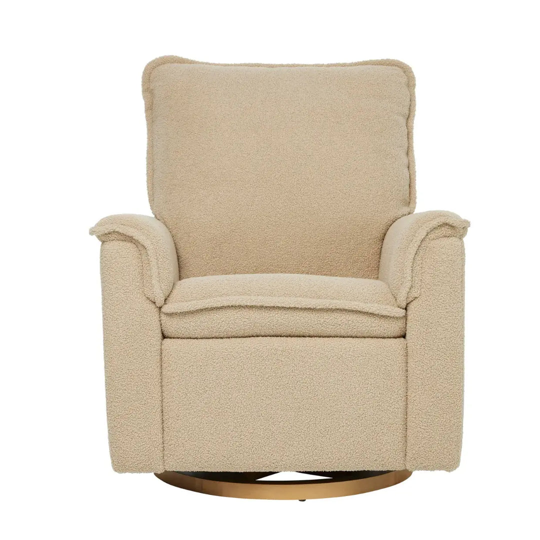 Il Tutto Louie Electric Recliner Glider Nursery Chair in Taupe Teddy