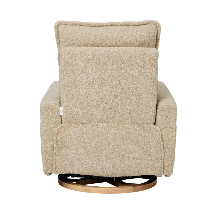Il Tutto Louie Electric Recliner Glider Nursery Chair in Taupe Teddy