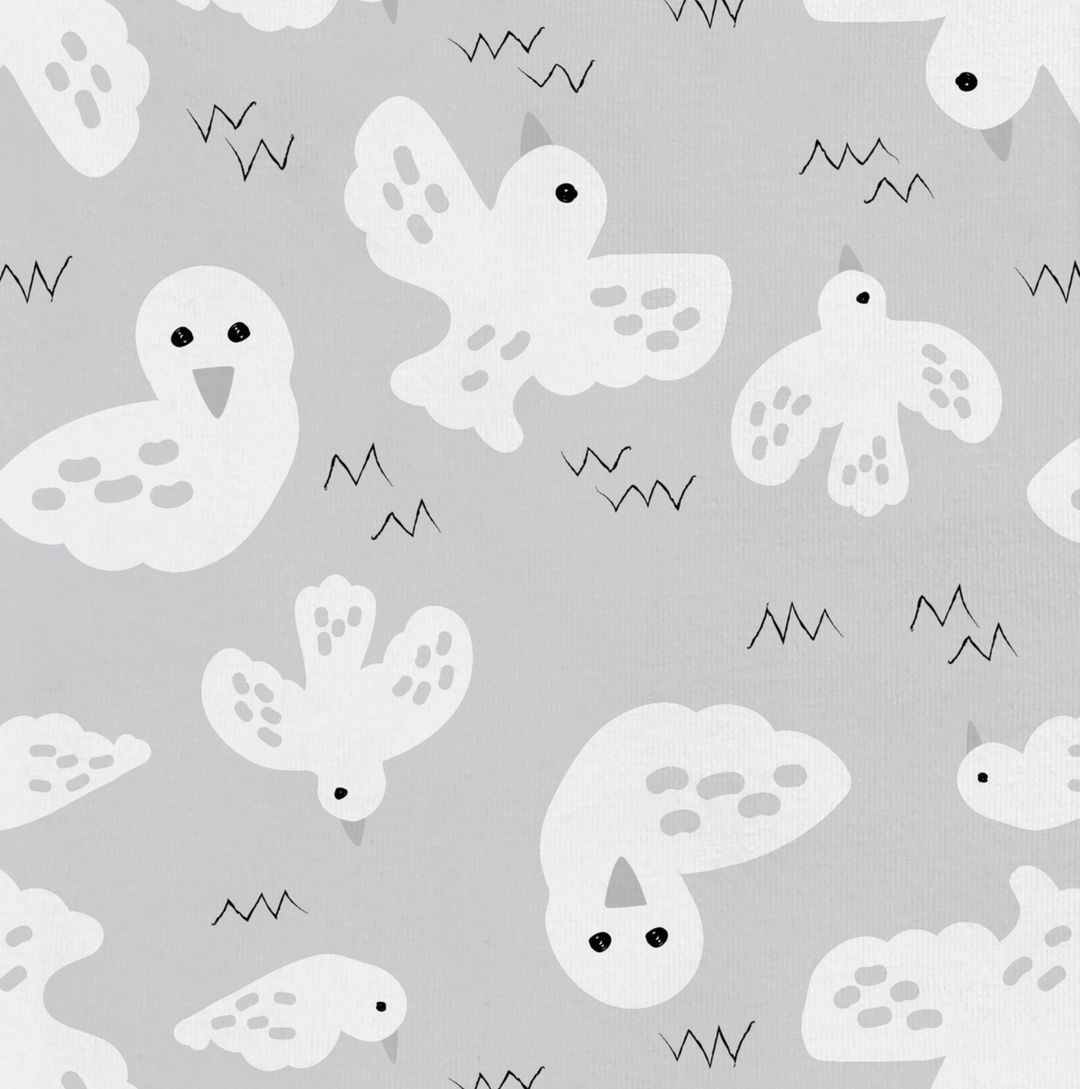 Organic Sleep Suit 1.0 TOG-grey Doves