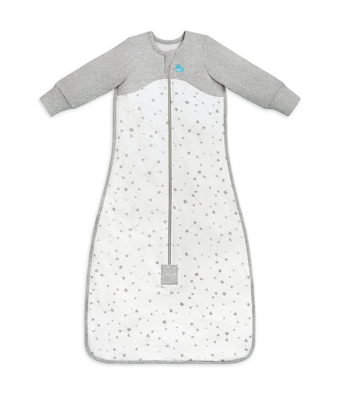 Sleep Bag Organic 1.0 TOG-White Stellar(LONG SLEEVE)