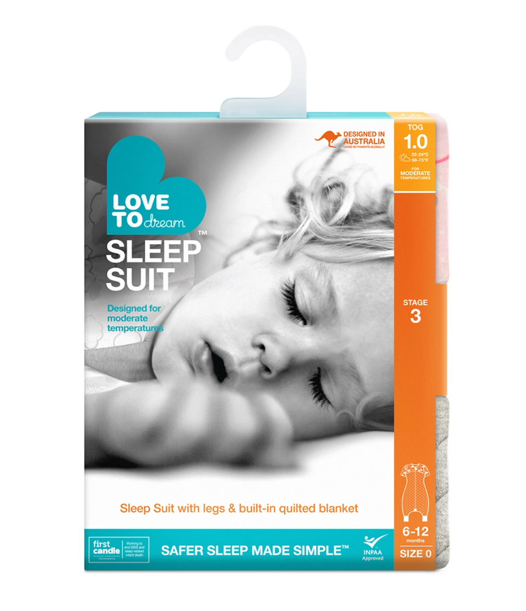 Sleep Suit 1.0T Pink-Clouds