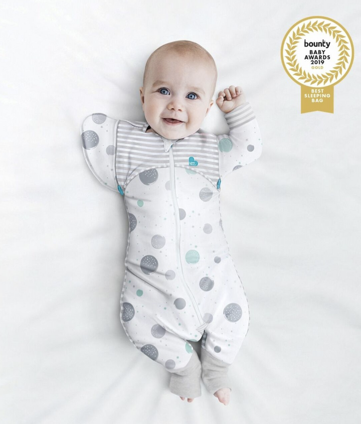SWADDLE UP™ Transition Suit 0.2 T-White-Multi Spots