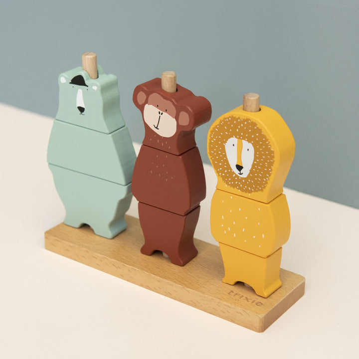Trixie Wooden animal puzzle stacker - 14 cm x 18 cm x 6cm