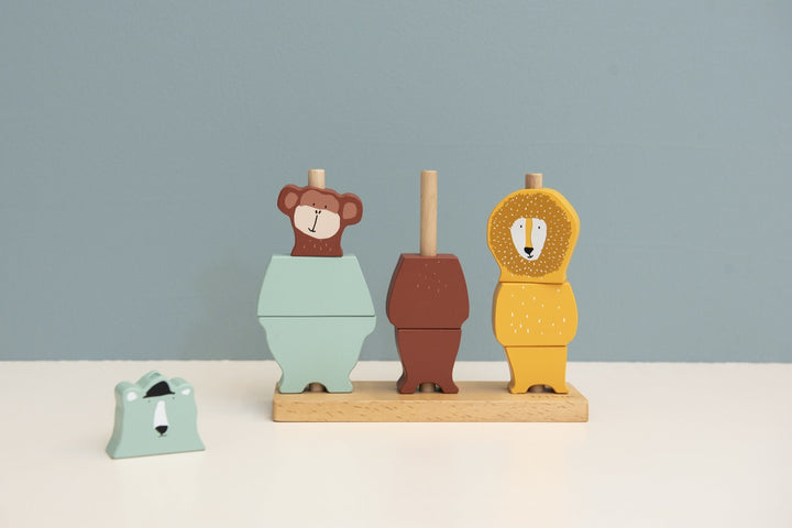 Trixie Wooden animal puzzle stacker - 14 cm x 18 cm x 6cm