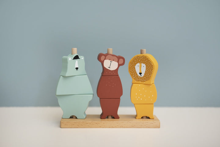Trixie Wooden animal puzzle stacker - 14 cm x 18 cm x 6cm