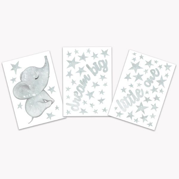Living Textiles  Removable Wall Decals - Elephant