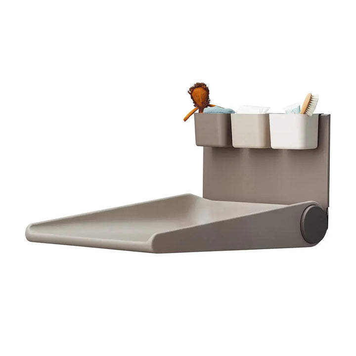 Leander Wally wall-mounted changing table-Cappuccino