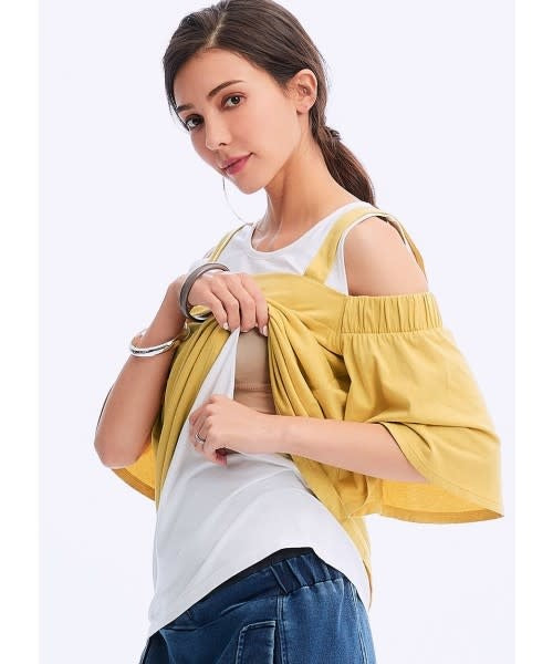 Mamaway Off Shoulder Maternity & Nursing Top