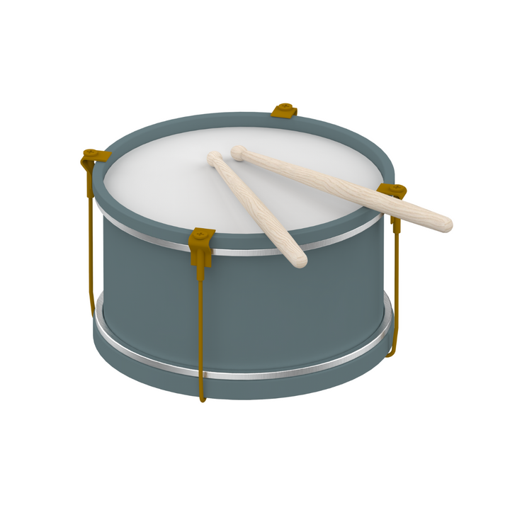 Flexa Wooden Drum - Blue-ish