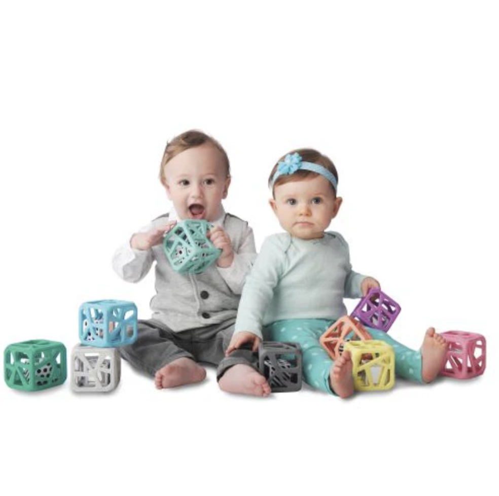 Malarkey Kids Chew Cube 3m+ Pink