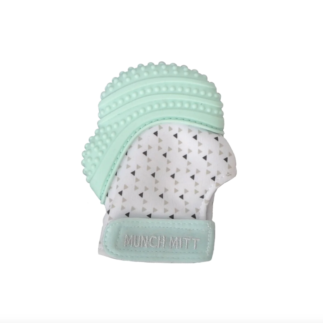 Malarkey Kids Munch Mitt Teething Mitten Mint Green