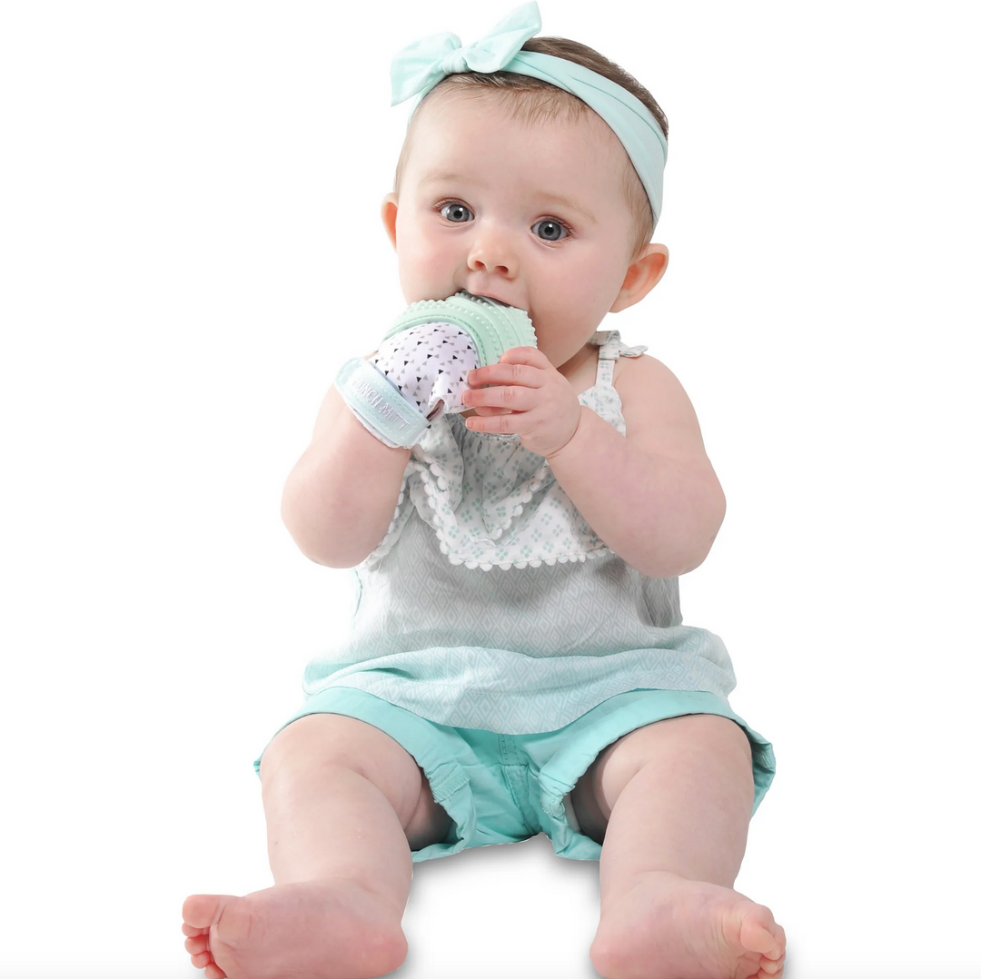 Malarkey Kids Munch Mitt Teething Mitten Mint Green