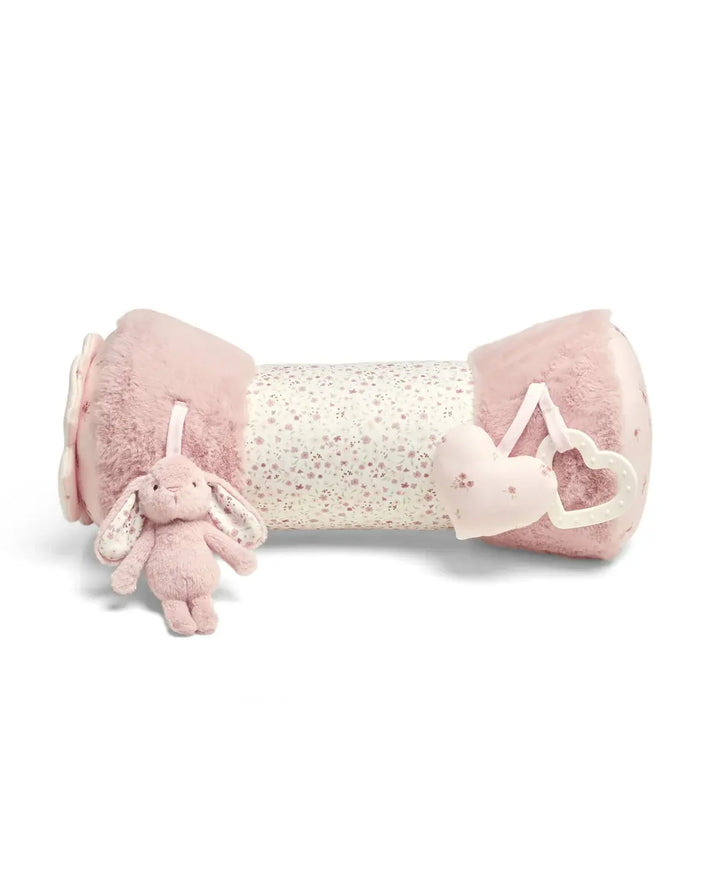 Mamas & Papas Welcome to the World Bunny Tummy Time Roll - Pink