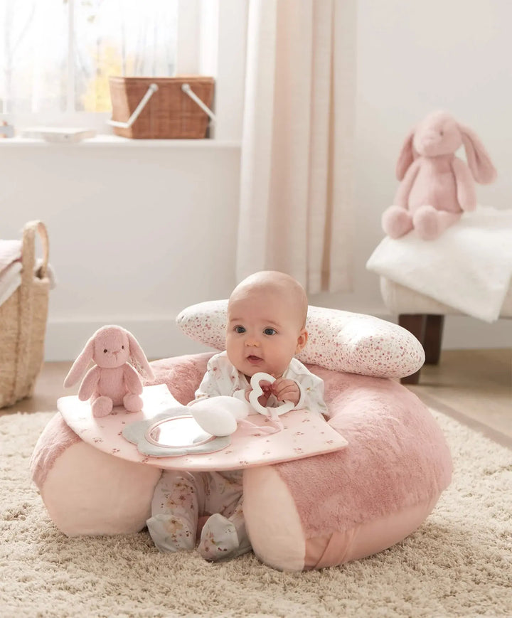 Mamas & Papas Welcome to the World Sit & Play Bunny Interactive Seat - Pink