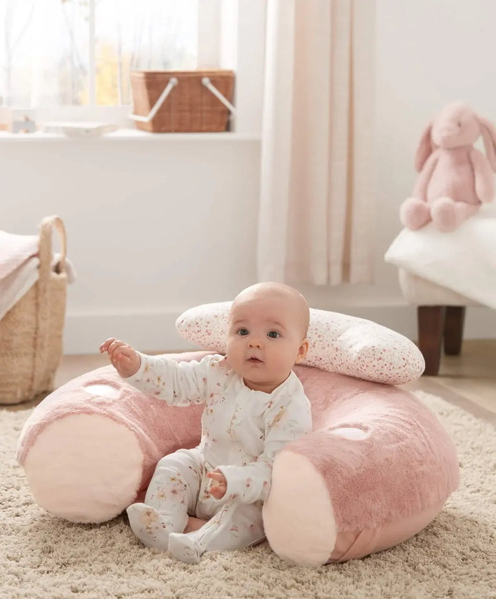 Mamas & Papas Welcome to the World Sit & Play Bunny Interactive Seat - Pink