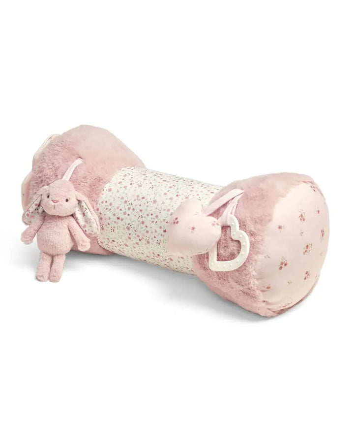 Mamas & Papas Welcome to the World Bunny Tummy Time Roll - Pink