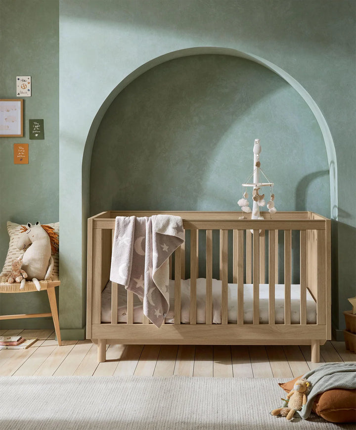 Mamas & Papas Oska Cotbed & Dresser Bundle (5 Pieces) - Oak