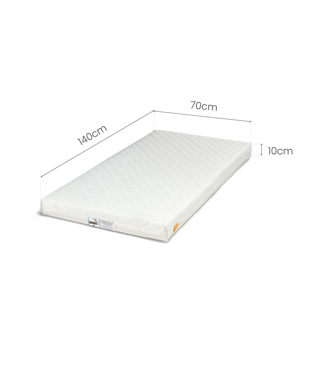 Mamas & Papas Atlas 5 Piece Set (Cotbed, Dresser Changer, Mattress, Fitted Sheets & Mattress Protector)  - Light Oak