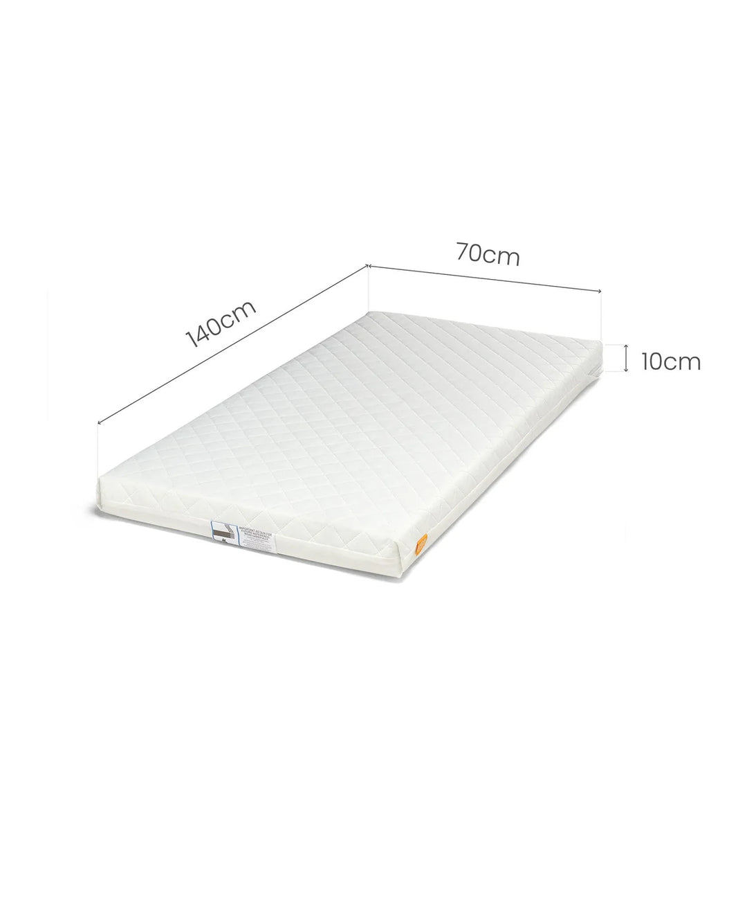 Mamas & Papas Atlas 4 Piece Set with Cotbed, Mattress, Fitted Sheets & Mattress Protector - Light Oak