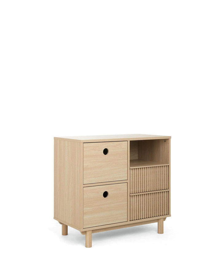 Mamas & Papas Oska NARROW 2 Drawer Dresser Changer - Oak
