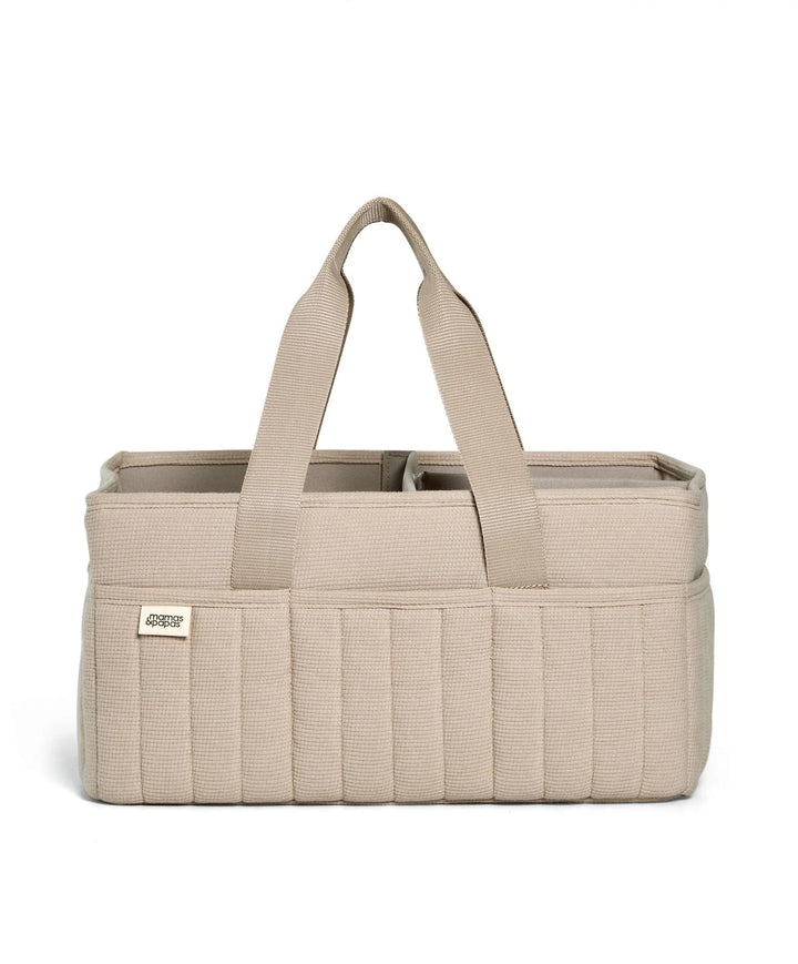 Mamas & Papas Nappy Caddy- Neutral waffle