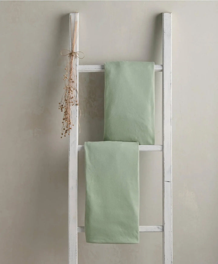 Mamas & Papas Cotton Essentials Cotbed Fitted Sheets (2 pack) - Sage