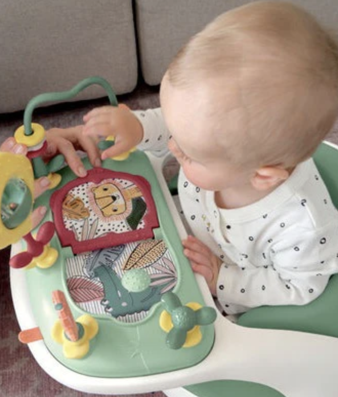 Mamas & Papas Snug Floor Seat with Activity Tray - Eucalyptus