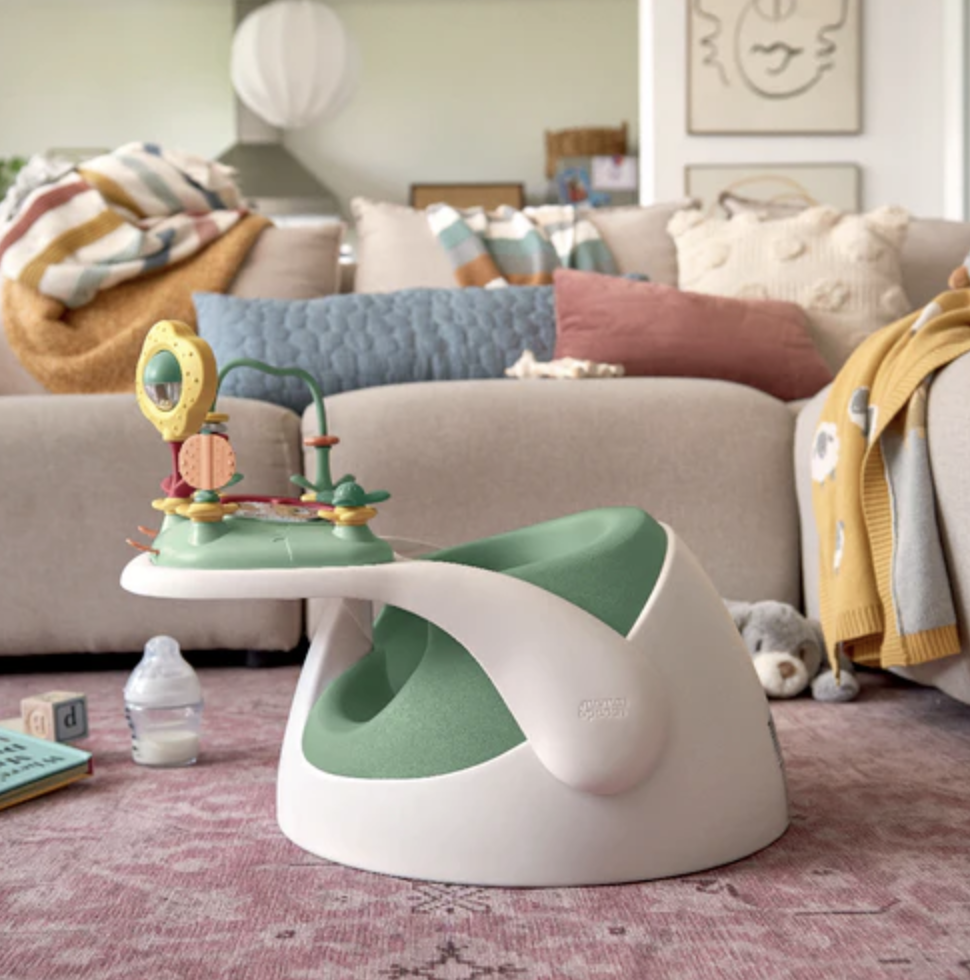 Mamas & Papas Snug Floor Seat with Activity Tray - Eucalyptus