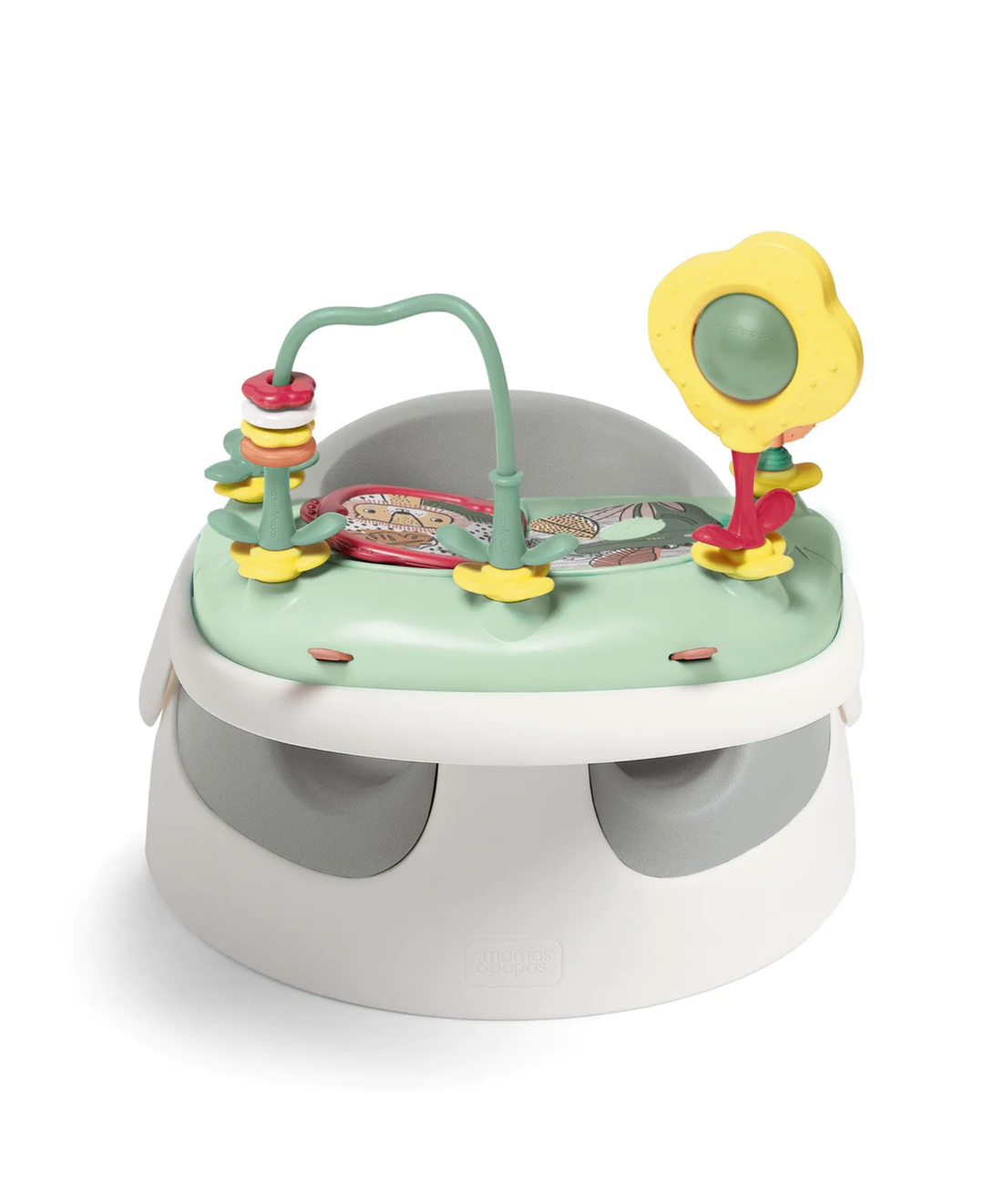 Mamas & Papas Snug Floor Seat with Activity Tray - Pebble Grey
