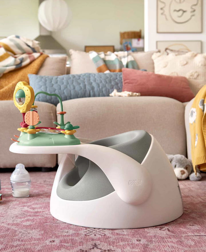 Mamas & Papas Snug Floor Seat with Activity Tray - Pebble Grey