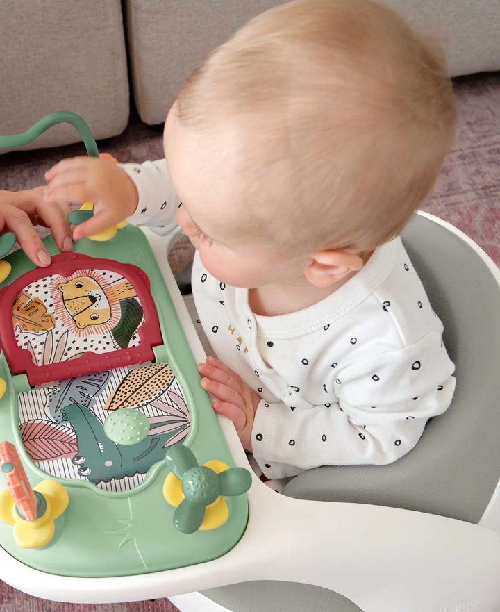 Mamas & Papas Snug Floor Seat with Activity Tray - Pebble Grey