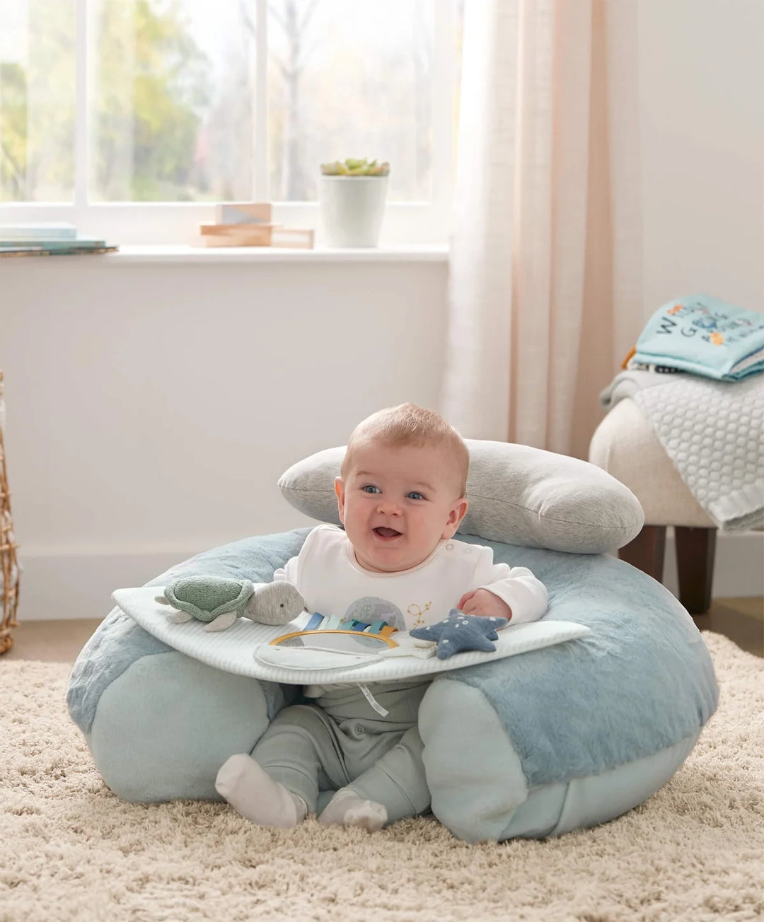 Mamas & Papas Playmat Bundle (3 Pieces) - Welcome to the World Blue