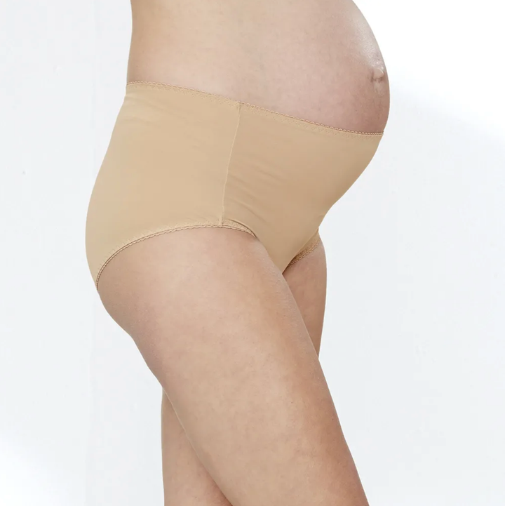 Antibacterial Maternity Full Briefs 2 Pack Nude