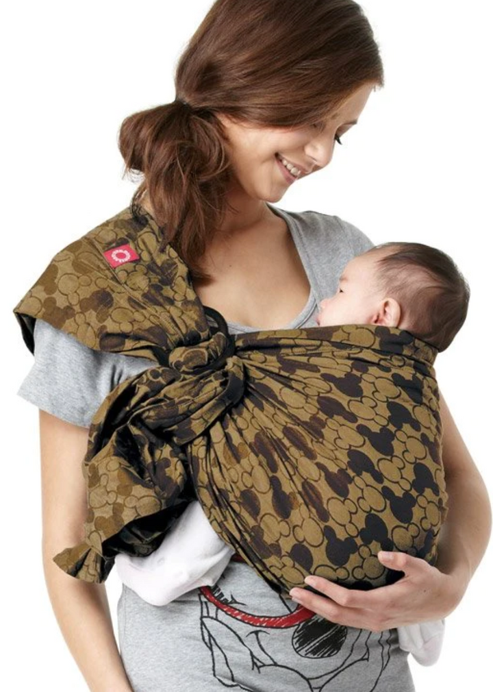 Mamaway Baby Ring Sling Mickey Kaleidoscopes-Brown