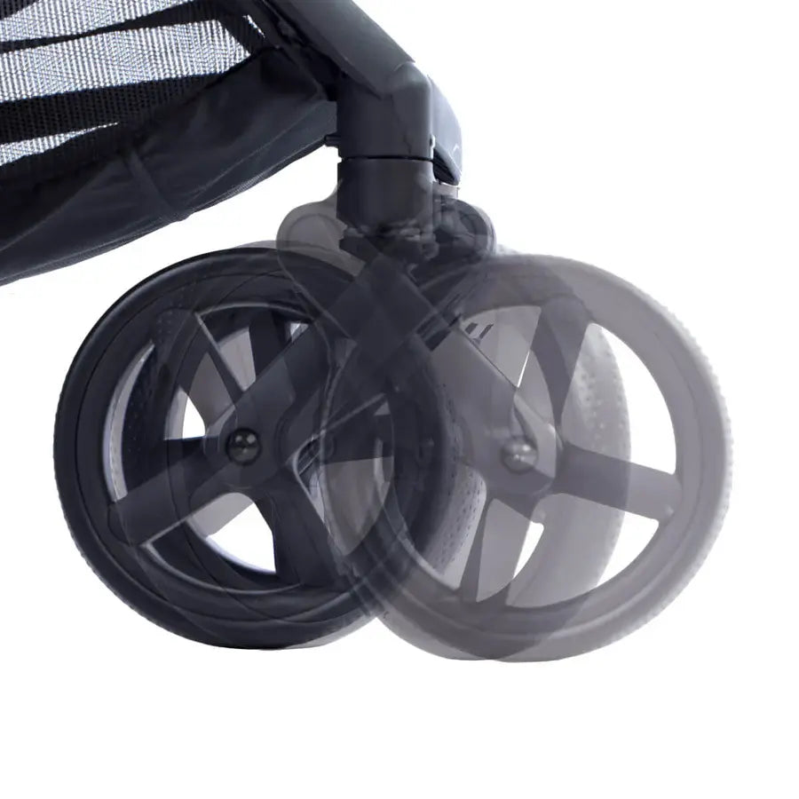 Mountain Buggy nano urban with travel wheel set - Black