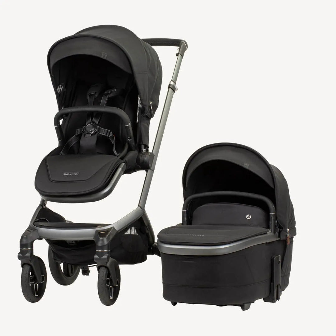 Maxi Cosi Fame Stroller and Bassinet - Twillic Black
